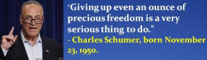 Charles Schumer, born November 23, 1950. #CharlesSchumer # ...