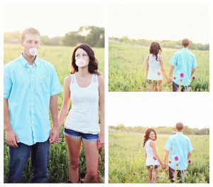 Country Engagement Pictures In Iowa