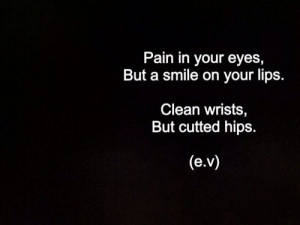 hips.: I Love You, Cut On Wrist Depression, Sad Quotes About Cut, Harm ...