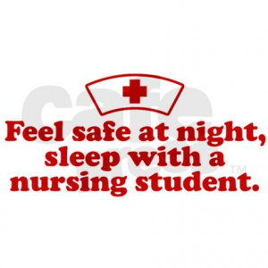 funny_nursing_student_rectangle_sticker.jpg?color=White&height=460 ...