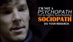 ... like any other list of special needs) until the show Sherlock Holmes