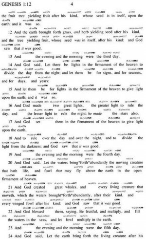 Features of the Complete Word Study Old and New Testaments :