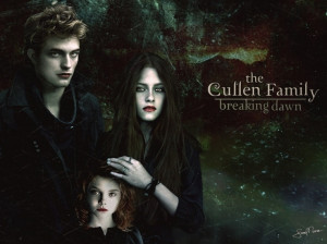 The Cullen Family Edward, Renesmee, and Bella
