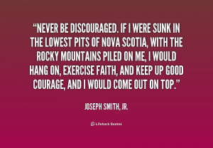 Quotes Faith Never Discouraged