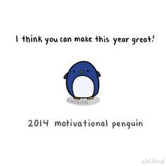 penguin to start off the new year! Print out the four penguin sayings ...