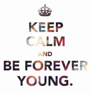 wish i stay forever young