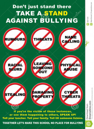 Anti Bullying Poster