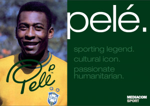 pele a famous brazilian soccer player brazil won the world cup soccer ...
