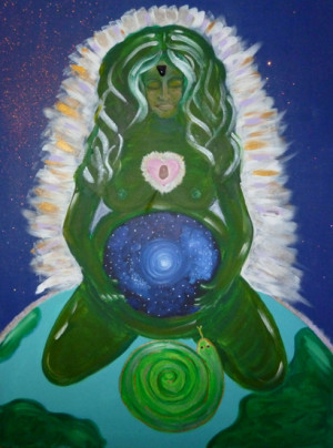 Earth Mother Goddess Painting