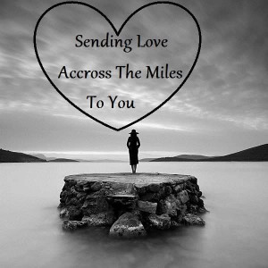 sending love across the miles