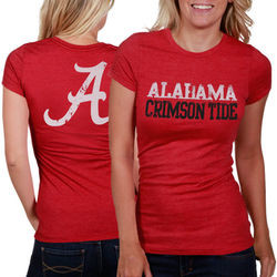 ... Alabama Crimson Tide Womens Literality Premium T-Shirt - Crimson Tee