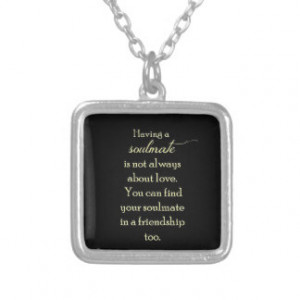 ... SOULMATES QUOTE EXPRESSIONS SAYINGS TRU PERSONALIZED NECKLACE