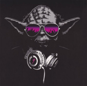 Star Wars - DJ Yoda Greeting Card