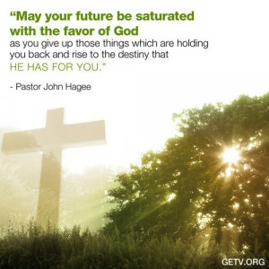 Saturated with the favor of God