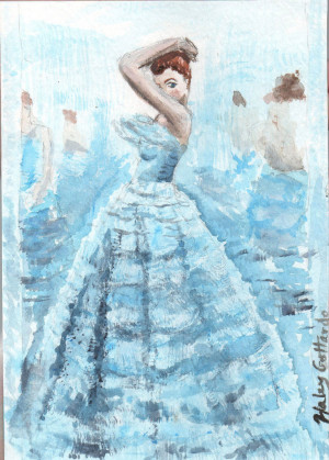 The Selection cover in Watercolor by HaleyGottardo