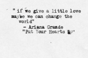Ariana Grande lyric quotes