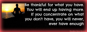 Be Thankful Timeline Cover