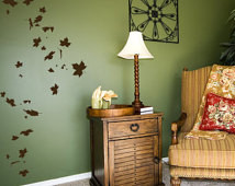 Falling Leaves Wall Decal - Vinyl Wall Art Decal Sticker ...