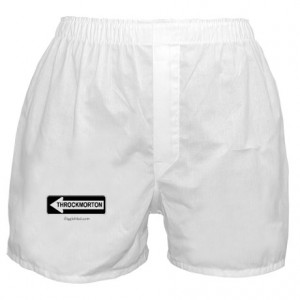 ... Gifts > Doctor Underwear & Panties > Throckmorton Sign Boxer Shorts