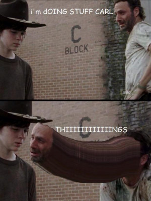 Rick Grimes things and stuff meme - The Walking Dead