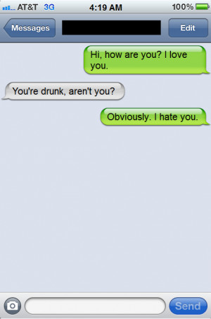 know right now tell your friends how to properly text your ex ...
