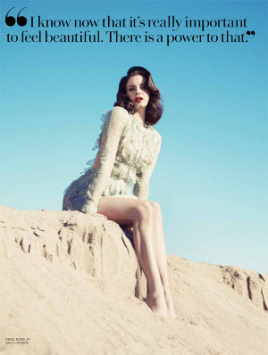 ... Rey Turns Up the Glam for Fashion Magazine's Summer 2013 Cover Shoot