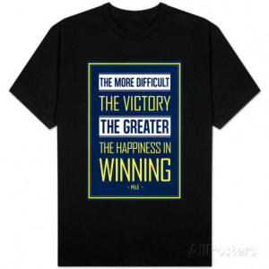 Pele Winning Quote (Brazil) T-Shirt