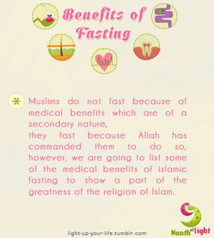 Benefits of Fasting in Ramadan