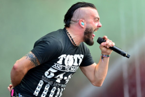 Jesse Leach of Killswitch Engage performs during day two of the 2014