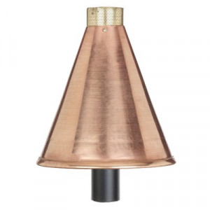 Pele Copper Cone Gas Tiki Torch Head