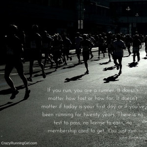 part of the running community there are no rules for becoming a runner ...