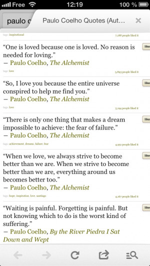 Paolo Coelho Quotes !