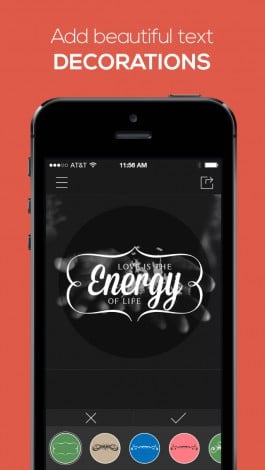 ... Quotes on Pictures&Text Photo Editor for Instagram for iPhone