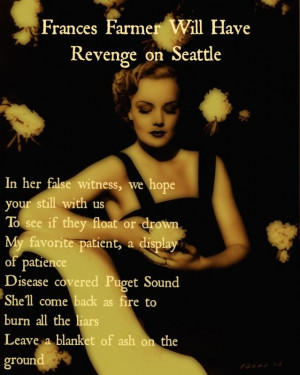 Frances Farmer Will Have Her Revenge Lyrics
