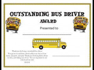 Bus Driver Award
