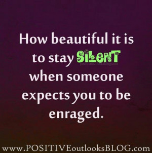 Stay silent!