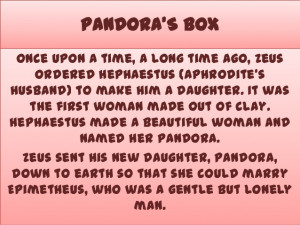 Pandora’s box