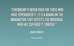 Noam Chomsky Quotes On Censorship