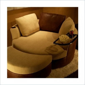 Curved loveseat 