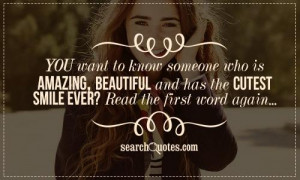 You want to know someone who is amazing, beautiful and has the cutest ...