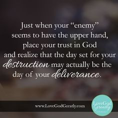Just when your “enemy” seems to have the upper hand, place your ...