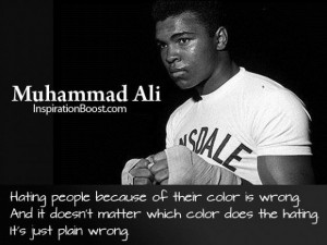 Muhammad ali respect quotes