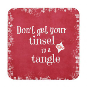 Christmas Quotes Coasters