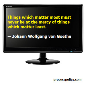 Things which matter most must never be at the mercy of things which ...