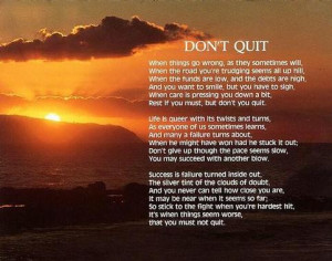 inspirational poems dont quit