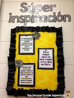 ... Quote Freebie in Spanish bulletin board, inspirational quotes, educ