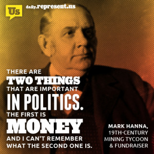 ... Mark Hanna, 19th century mining tycoon and fundraiser. (daily