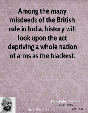 Among the many misdeeds of the British rule in India, history will ...