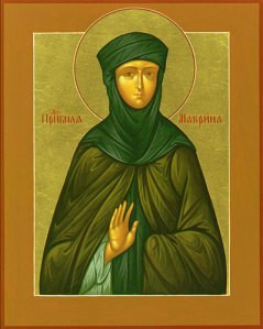 St. Macrina, sister of St. Basil the Great (380)