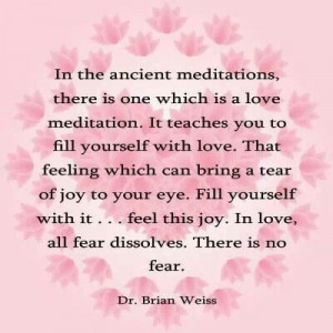 Love Focus Meditation~Dr.Brian Weiss
